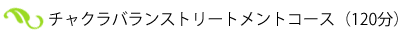 チャクラバランストリートメントコース